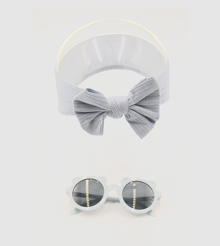 ANA Sunglasses and Bow Headband Set
