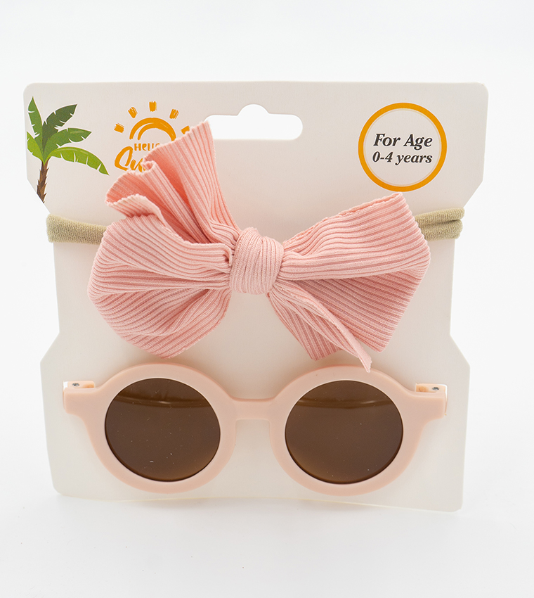 Girl's Sunglasses and Headband Set