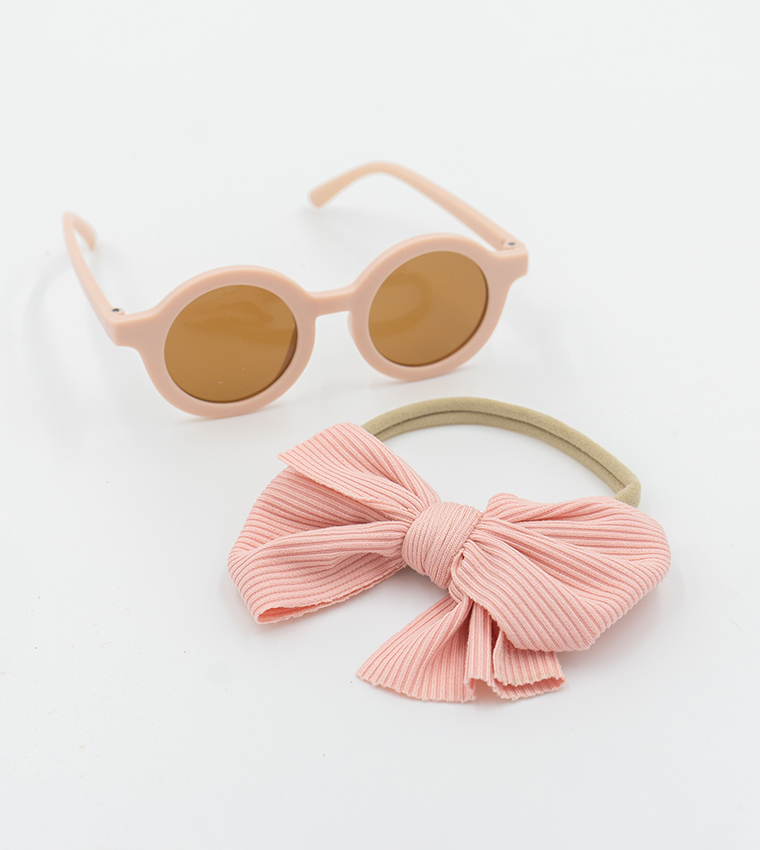 Girl's Sunglasses and Headband Set