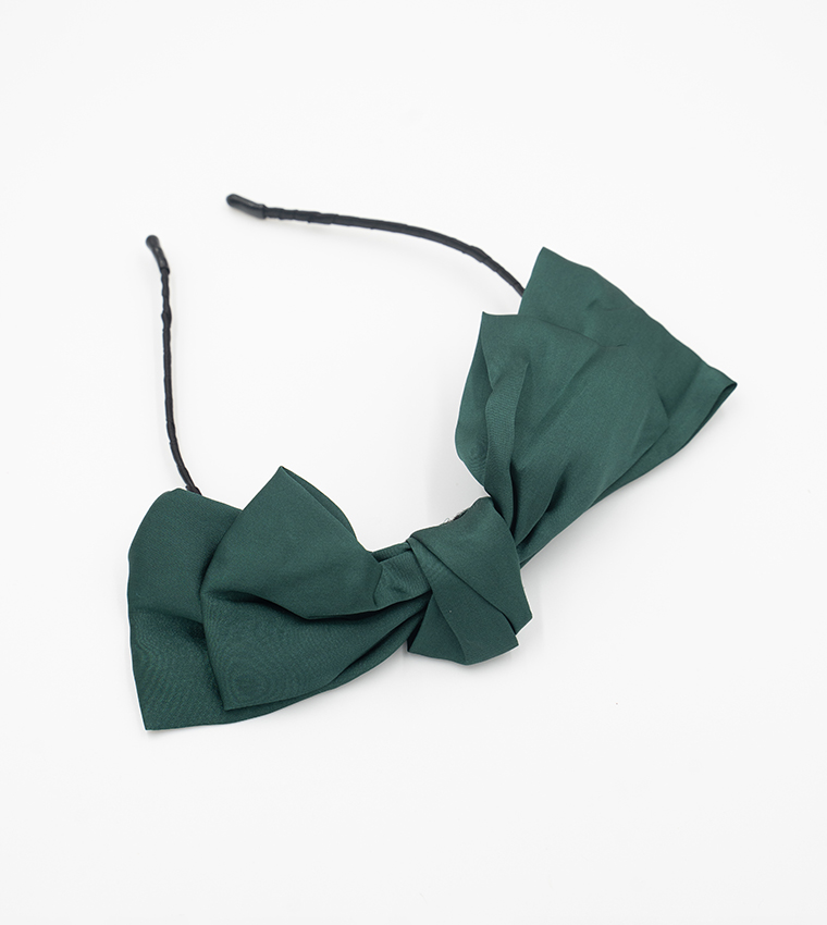Monnalisa bow-detail headband - Green
