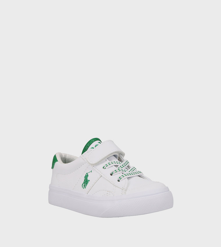 Boys white polo shoes best sale