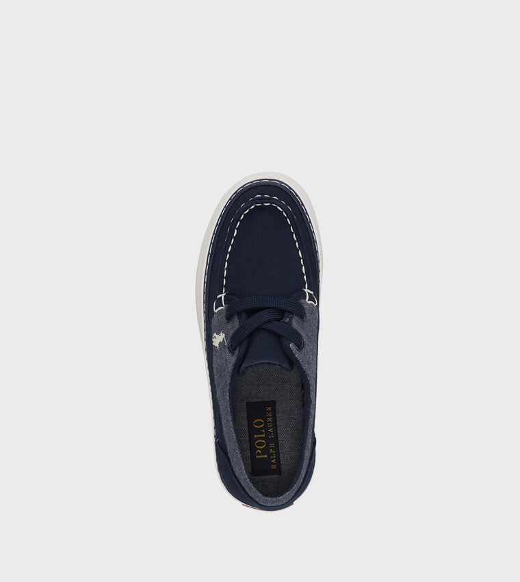 Buy Polo Ralph Lauren COLTEN Logo Detail Lace Up Casual Shoes In Navy 6thStreet Bahrain