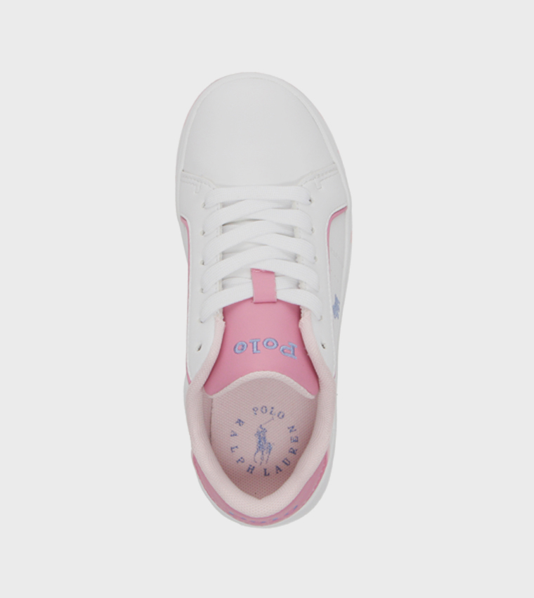 HERITAGE COURT III Contrast Trim Logo Detail Sneakers