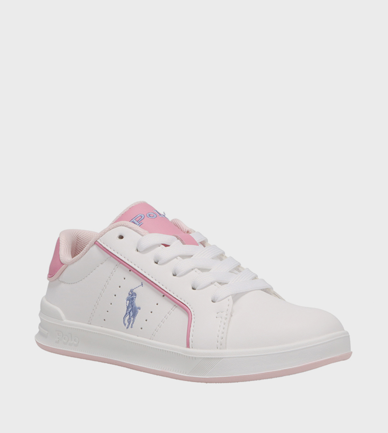 HERITAGE COURT III Contrast Trim Logo Detail Sneakers