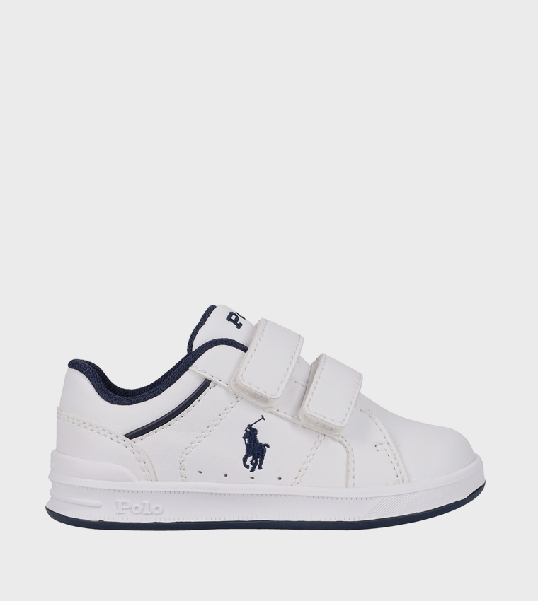 HERITAGE COURT IV EZ Logo Embroidered Velcro Sneakers