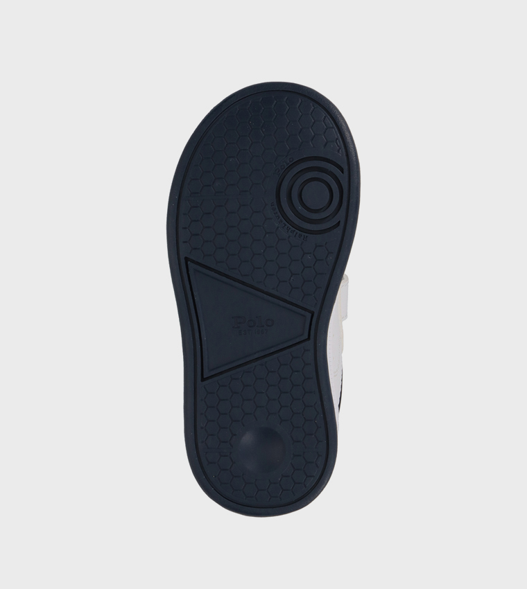 HERITAGE COURT IV EZ Logo Embroidered Velcro Sneakers