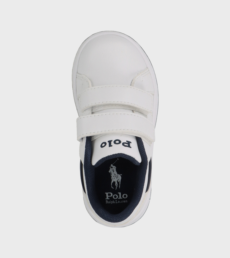 HERITAGE COURT IV EZ Logo Embroidered Velcro Sneakers