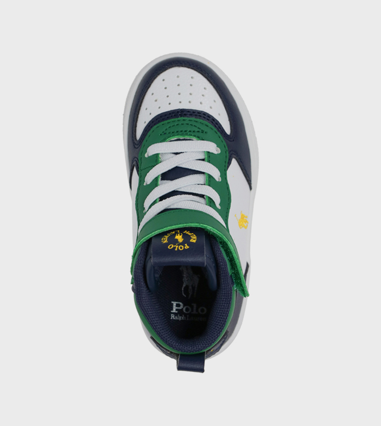 MASTERS COURT PS Color Block Velcro High Top Sneakers