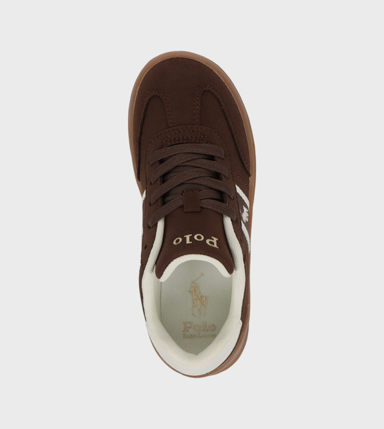 HERITAGE COURT III T-TOE Contrast Trim Logo Detail Sneakers