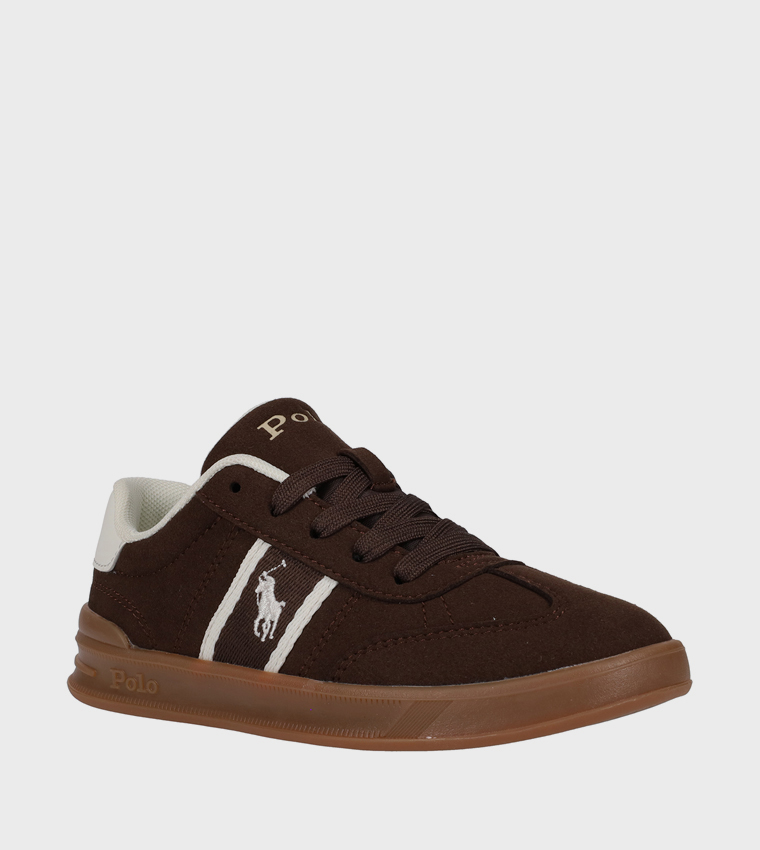 HERITAGE COURT III T-TOE Contrast Trim Logo Detail Sneakers