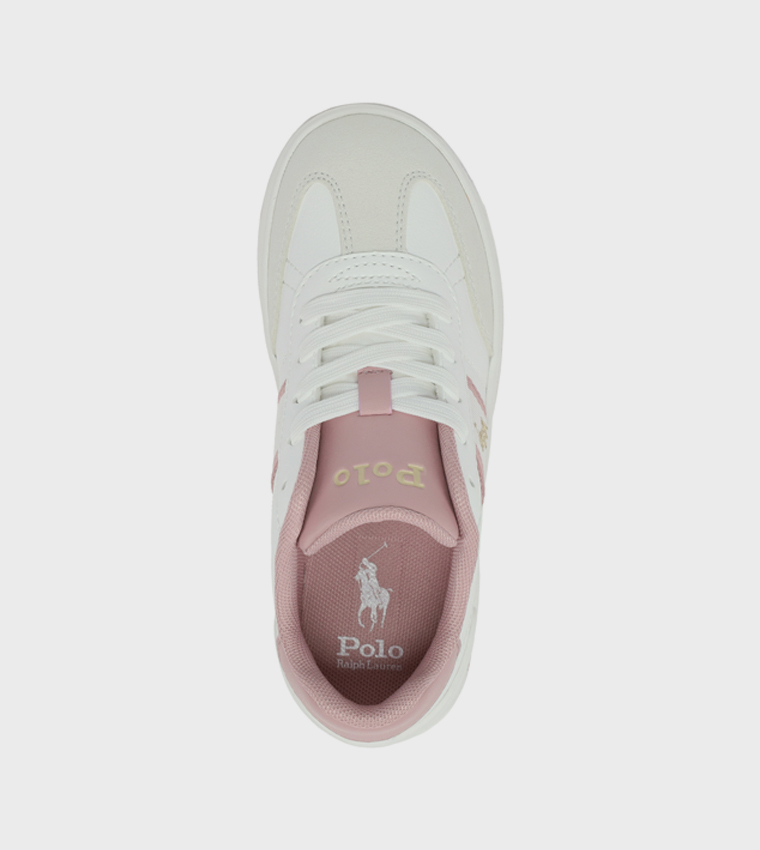 HERITAGE COURT III T-TOE Contrast Trim Logo Detail Sneakers