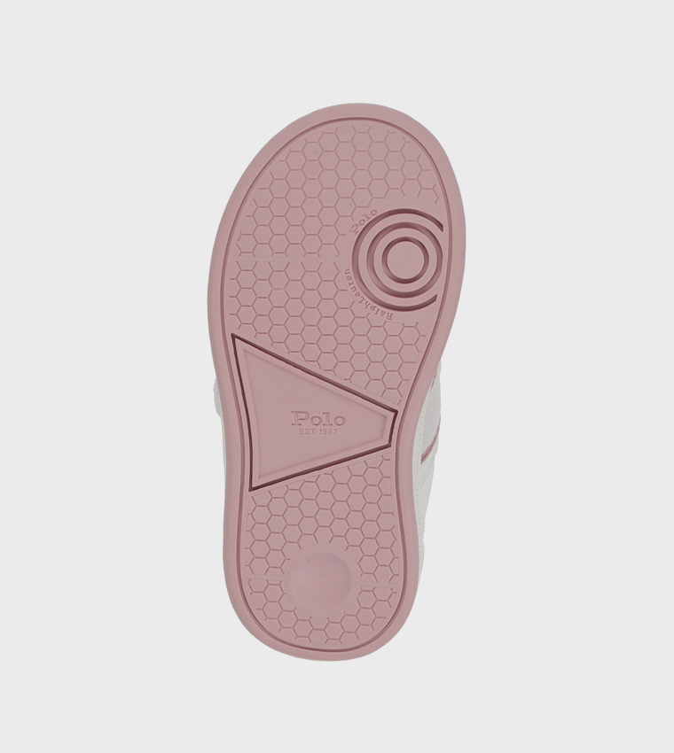 HERITAGE COURT III T-TOE EZ Logo Embroidered Velcro Sneakers
