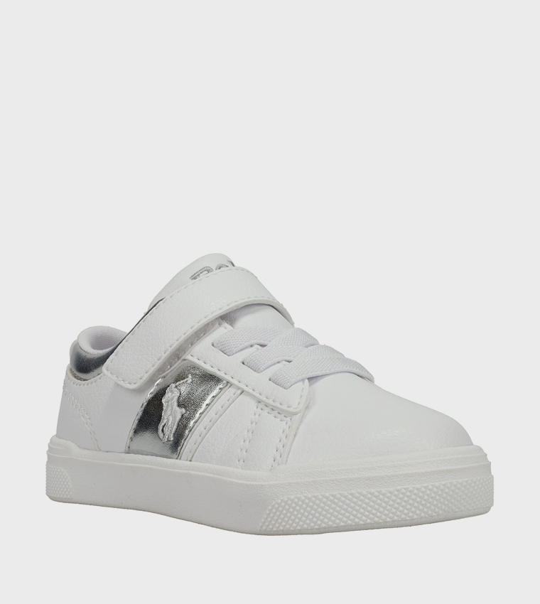 FRAZIER PS Logo Embroidered Velcro Sneakers