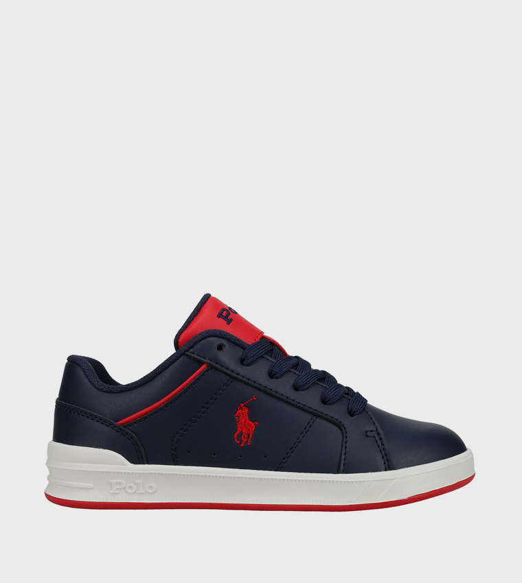 HERITAGE COURT IV Logo Embroidered Sneakers