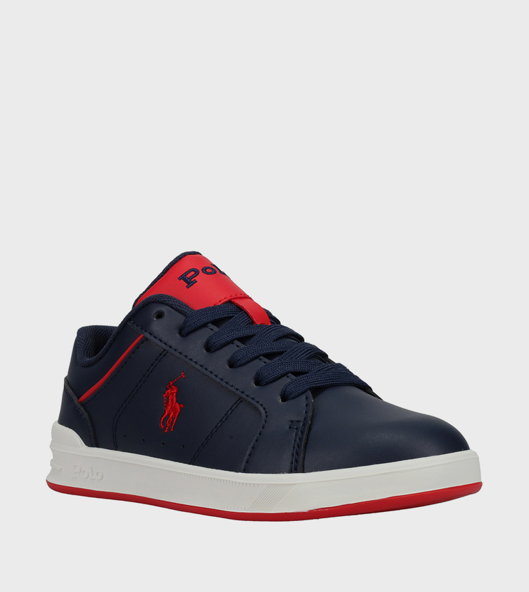 HERITAGE COURT IV Logo Embroidered Sneakers