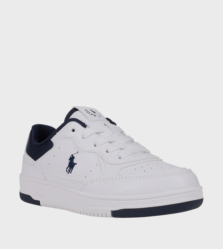 MASTERS COURT II Contrast Trim Logo Detail Sneakers