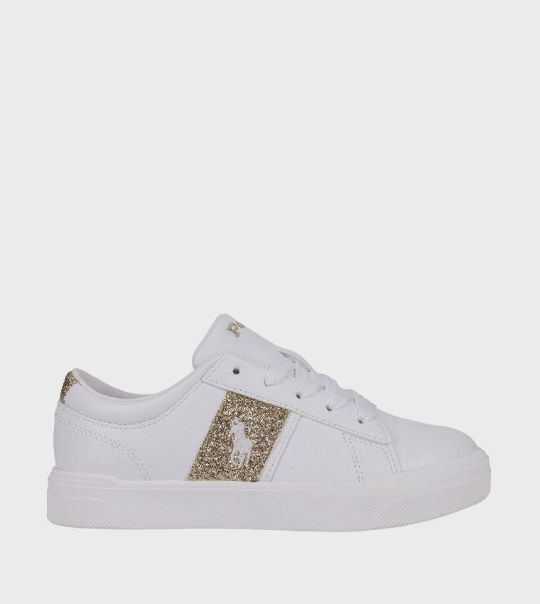 FRAZIER Contrast Trim Logo Detail Sneakers