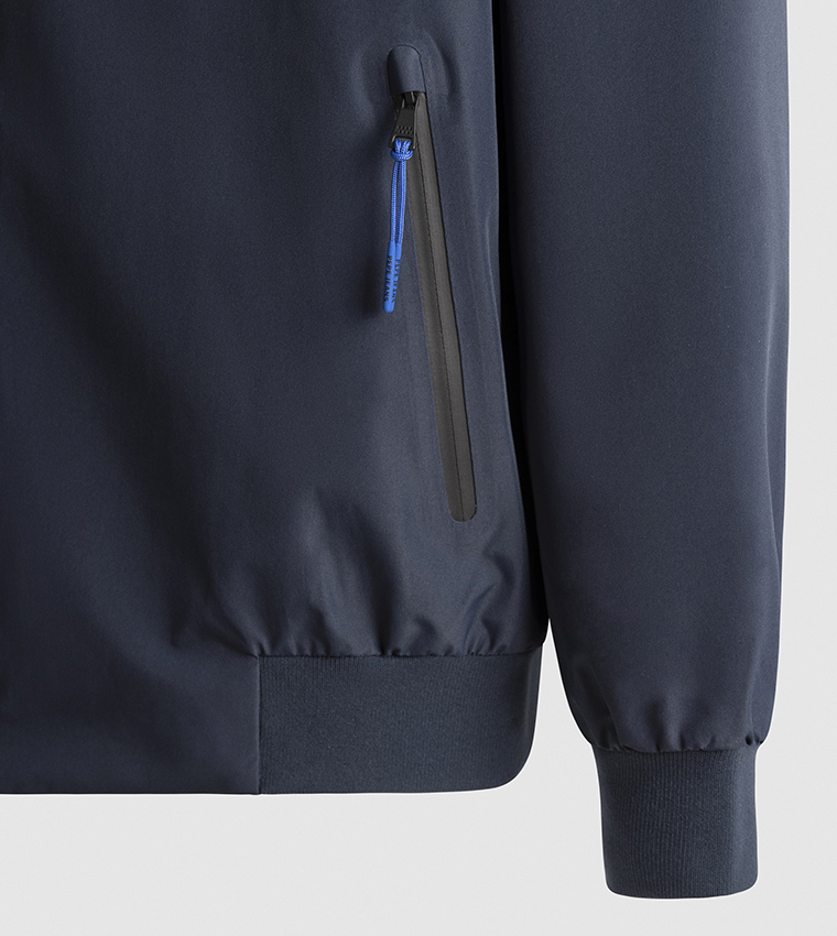 Printed Marina Windbreaker Jacket