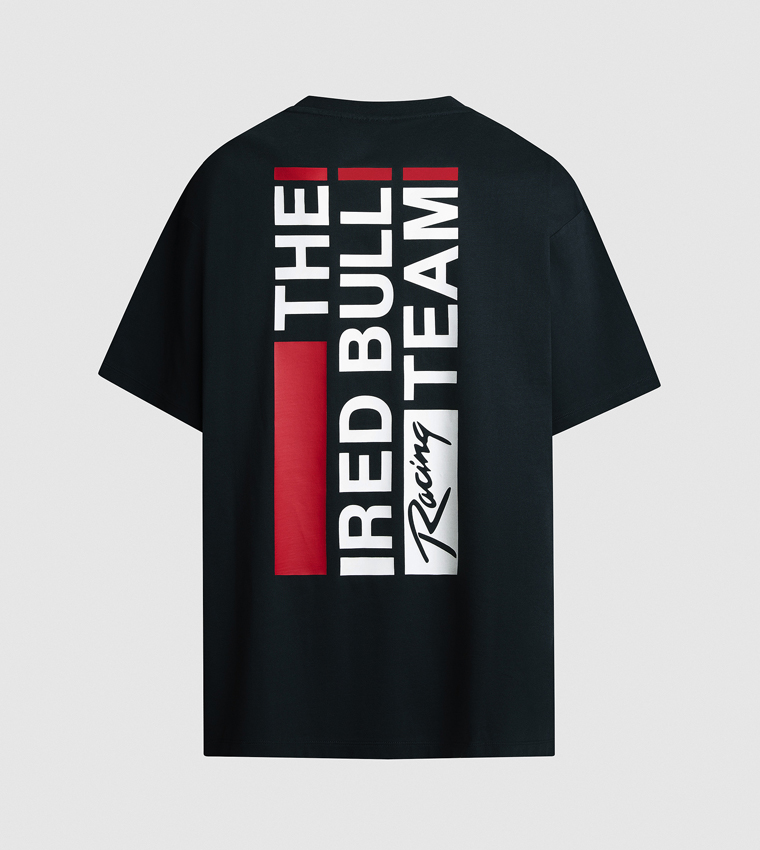 تيشيرت بياقة مستديرة وطبعة 