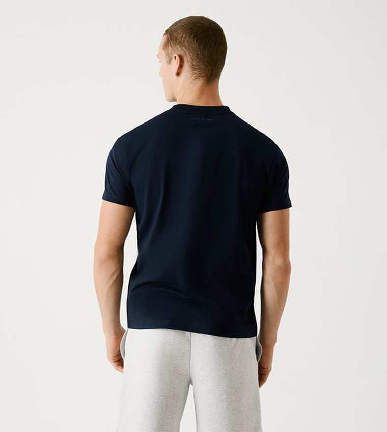 Logo Printed Crew Neck T-Shirt