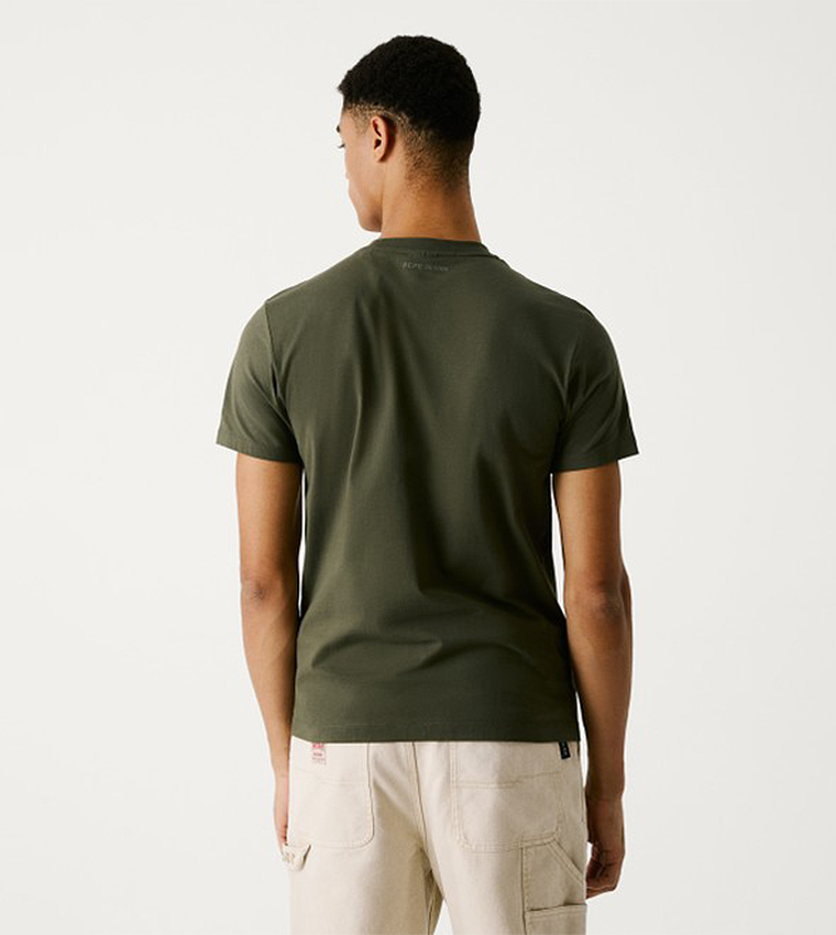 Logo Printed Crew Neck T-Shirt