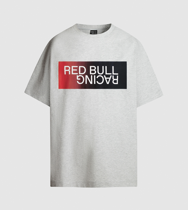 تيشيرت بياقة مستديرة وطبعة 