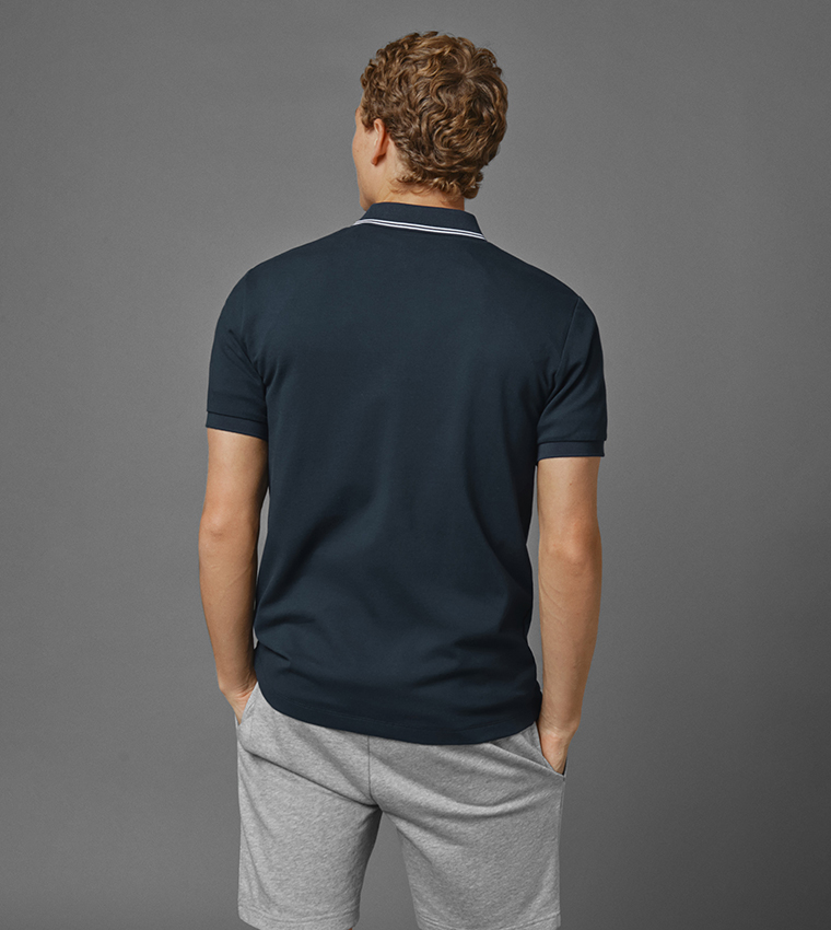 Red Bull Racing Tipped Logo Polo T-Shirt