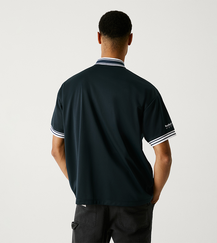 Logo Printed Short Sleeves Polo T-Shirt