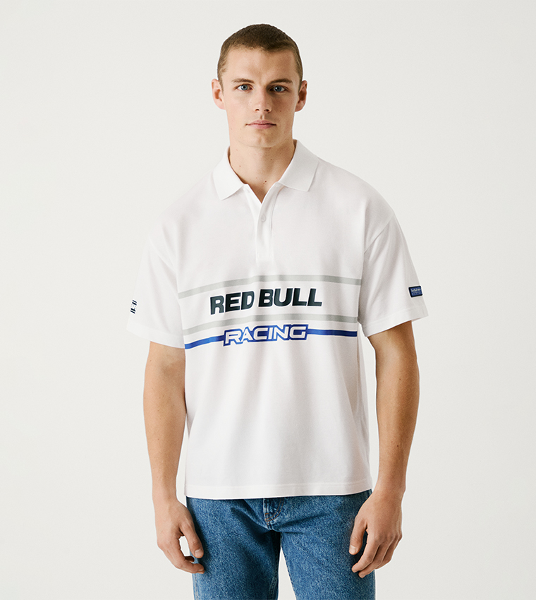 Logo Printed Short Sleeves Polo T-Shirt