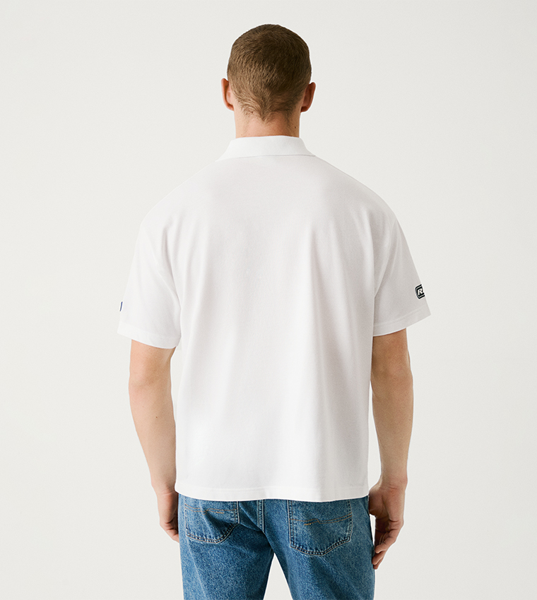 Logo Printed Short Sleeves Polo T-Shirt