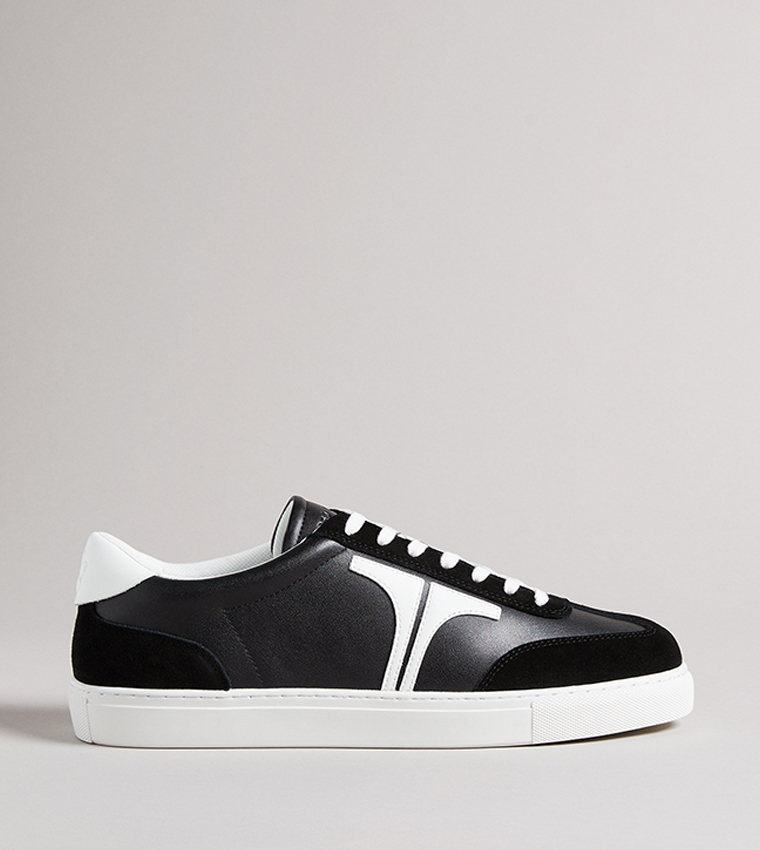 ROBBERT Retro Suede Leather Mix Sneakers