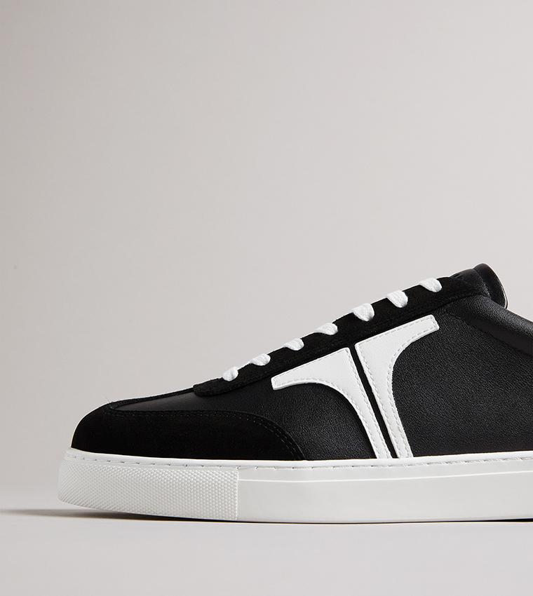 ROBBERT Retro Suede Leather Mix Sneakers