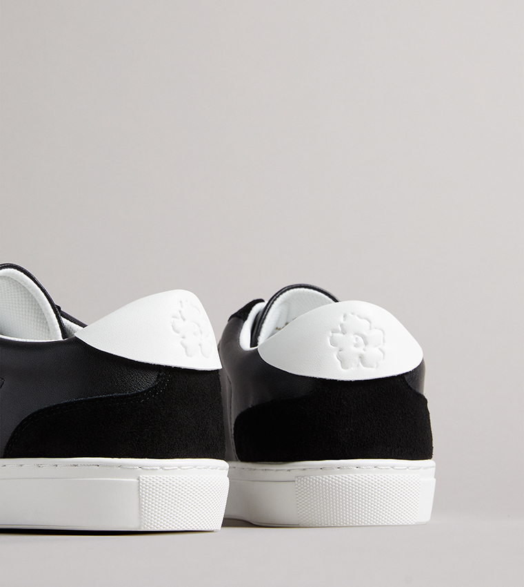 ROBBERT Retro Suede Leather Mix Sneakers