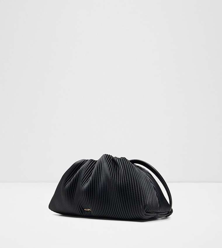 ROMYE Textured Drawstring Clutch Bag
