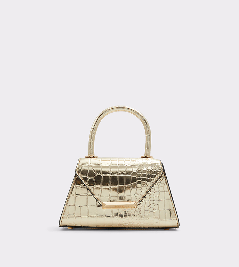 Aldo gold bag new arrivals