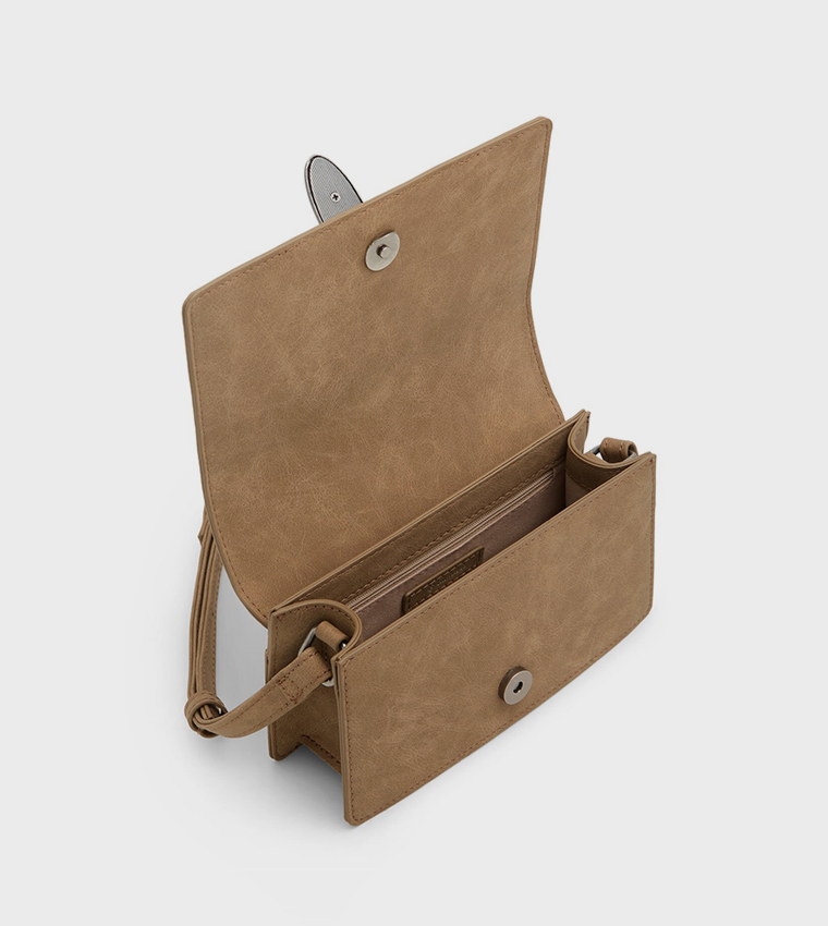 ROYCEE Snap Closure Crossbody Bag