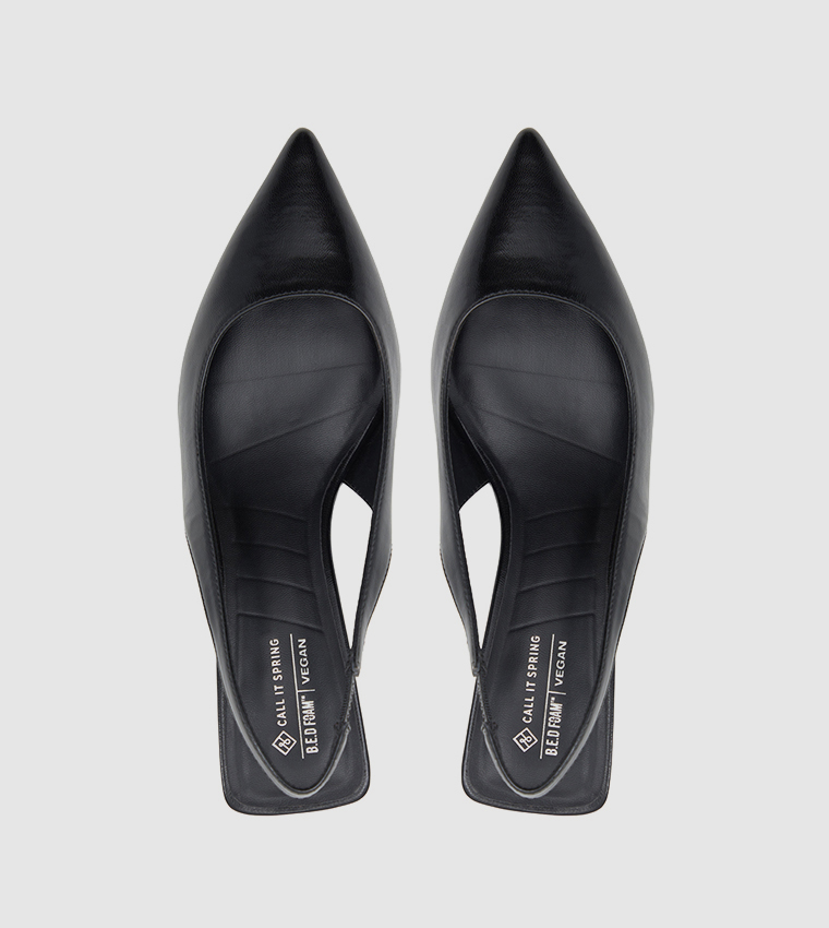ROZALIA Slingback Block Heel Pumps