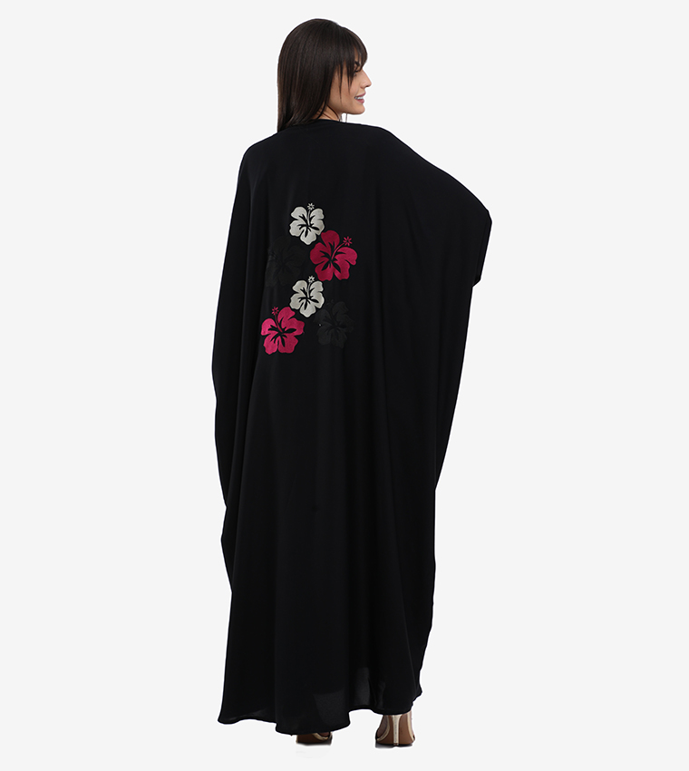 Embroidered Long Sleeve Abaya