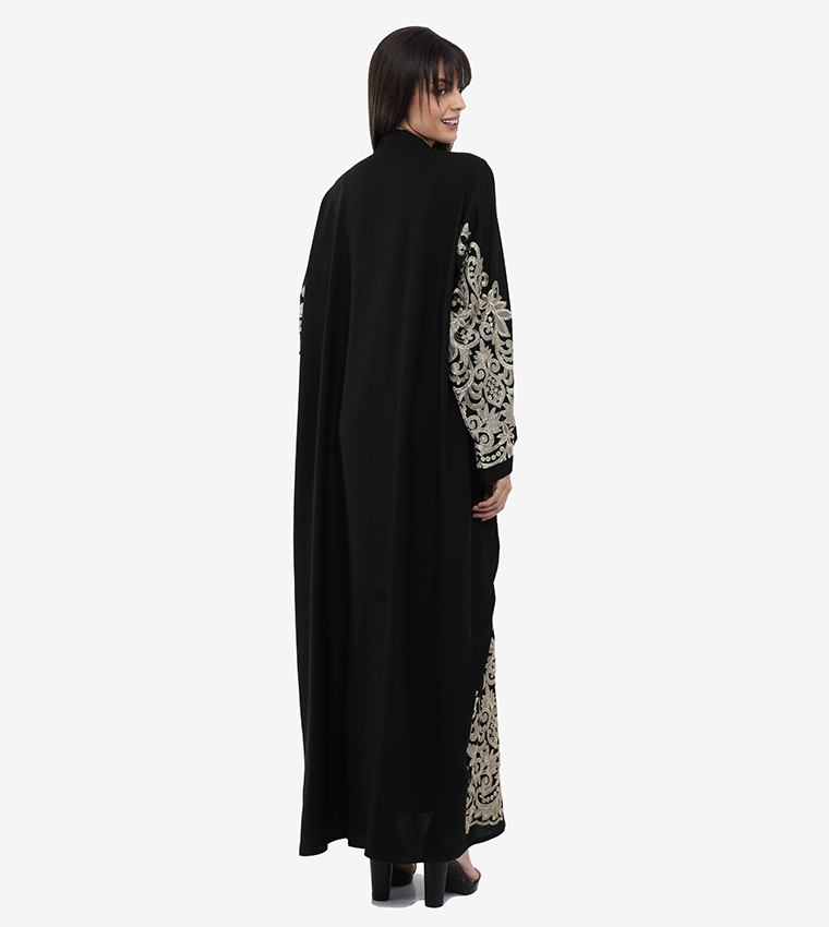 Printed Long Sleeves Abaya