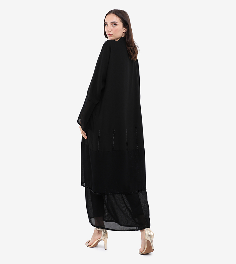 Embellished Long Sleeve Abaya