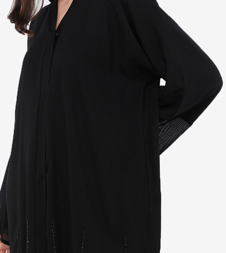 Embellished Long Sleeve Abaya