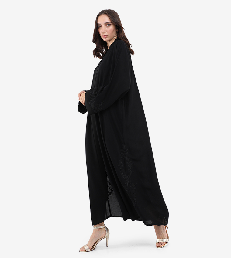 Embroidery Detailed Long Sleeves Abaya