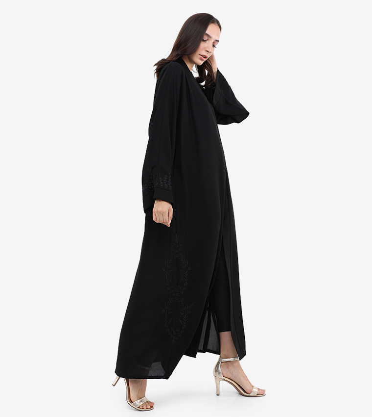 Embroidery Detailed Long Sleeves Abaya