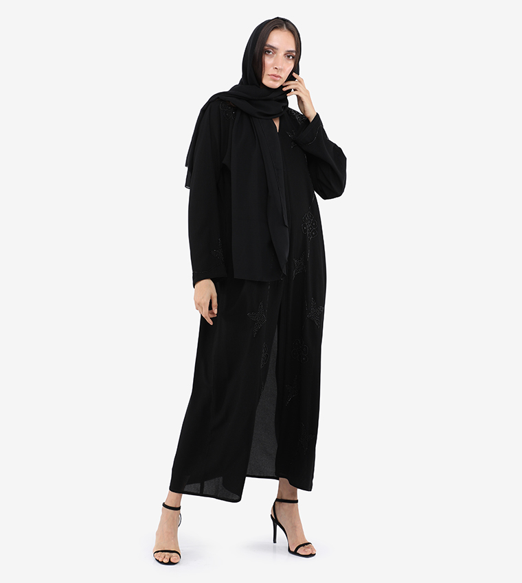 روزا عباية  عباية - أسود Abayas
