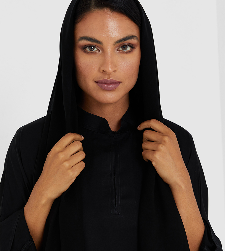 Black Umbreela Shape Abaya
