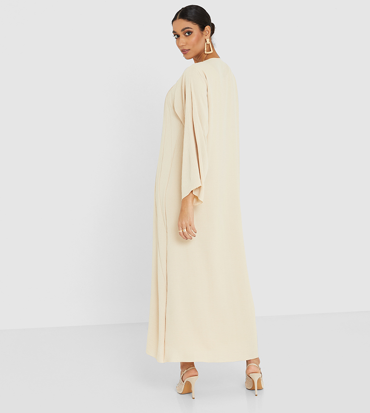 Solid Long Sleeve Abaya