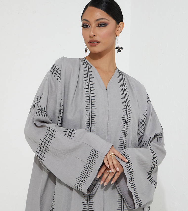 Embroidered Occasional Abaya
