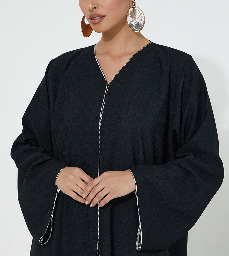Casual Flare Sleeve Abaya 