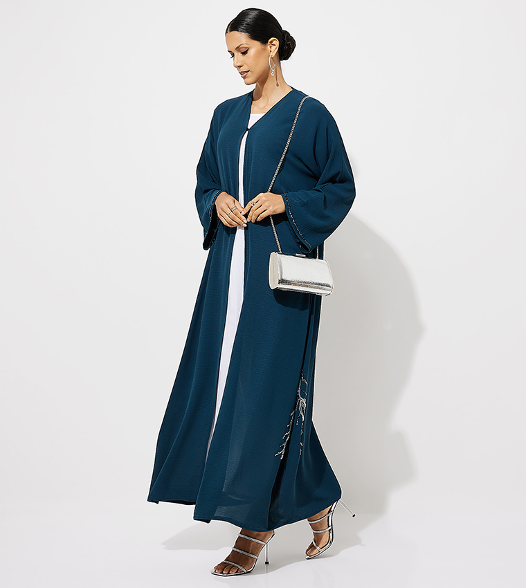 Embellished Long Sleeves Abaya