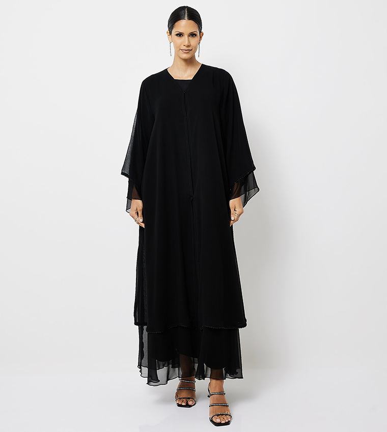 Embellished Long Sleeves Abaya